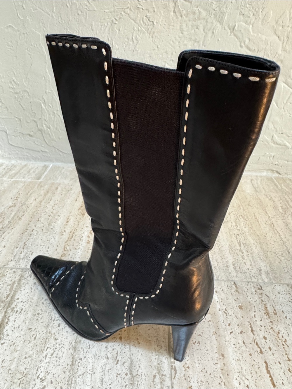 Newport News Cowboy Style Boots. Size 9 - Picture 7 of 8